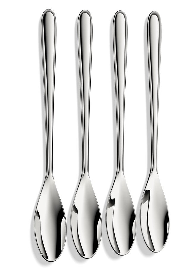 Muncene Demitasse Espresso Spoons,Forged 18/10 Stainless Steel Mini Teaspoons Coffee Spoons,4.7 Inch,Set of 4,Heavy Duty and Dishwasher Safe - Image 1
